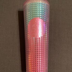 Brand New Pink Grid Starbucks